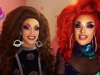 Ariel Versace and Laganja Estranja make-up