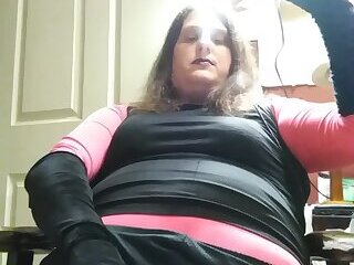 Crossdresser Smoke fetish 120's