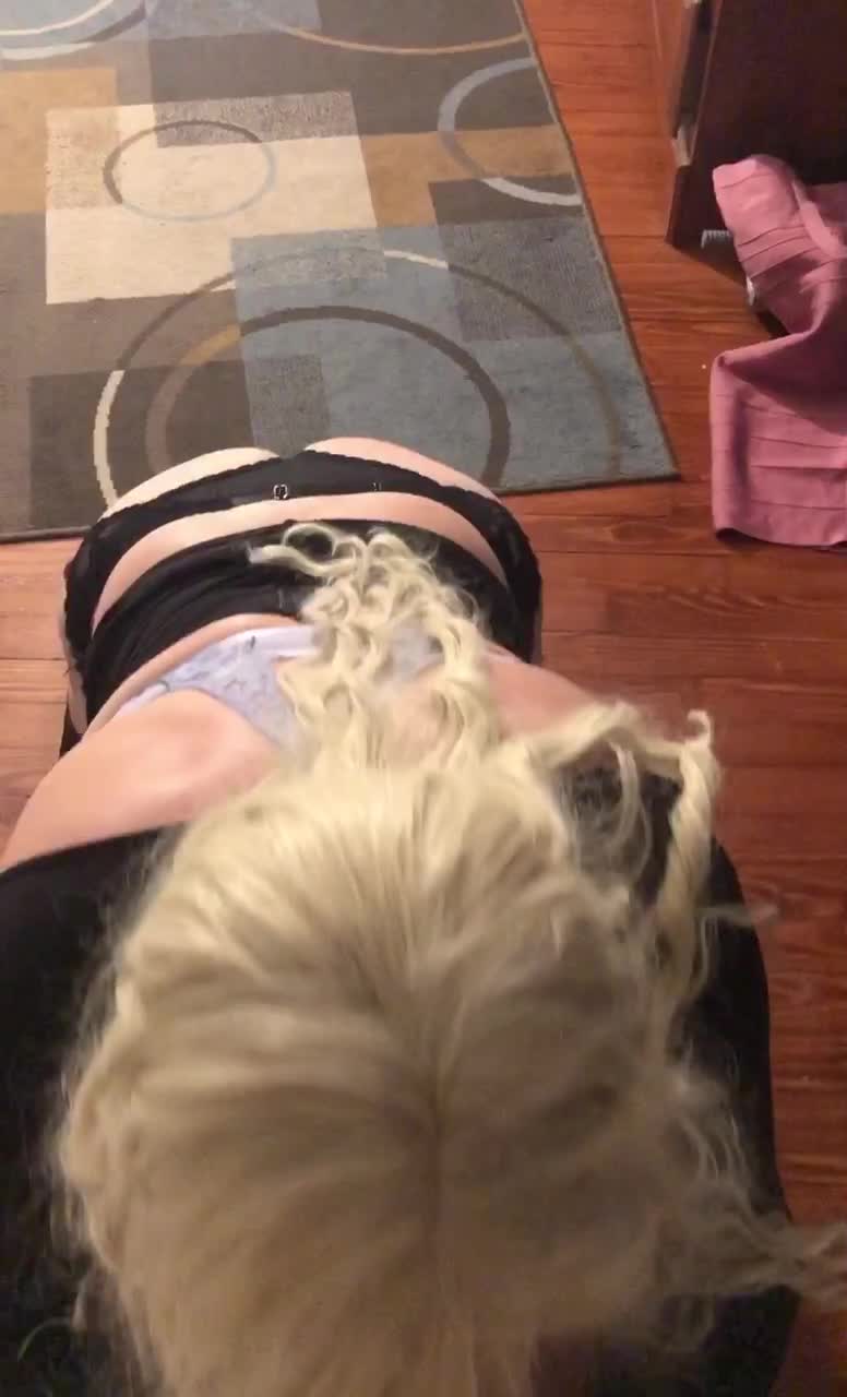 Amateur Sissy blowjob practice