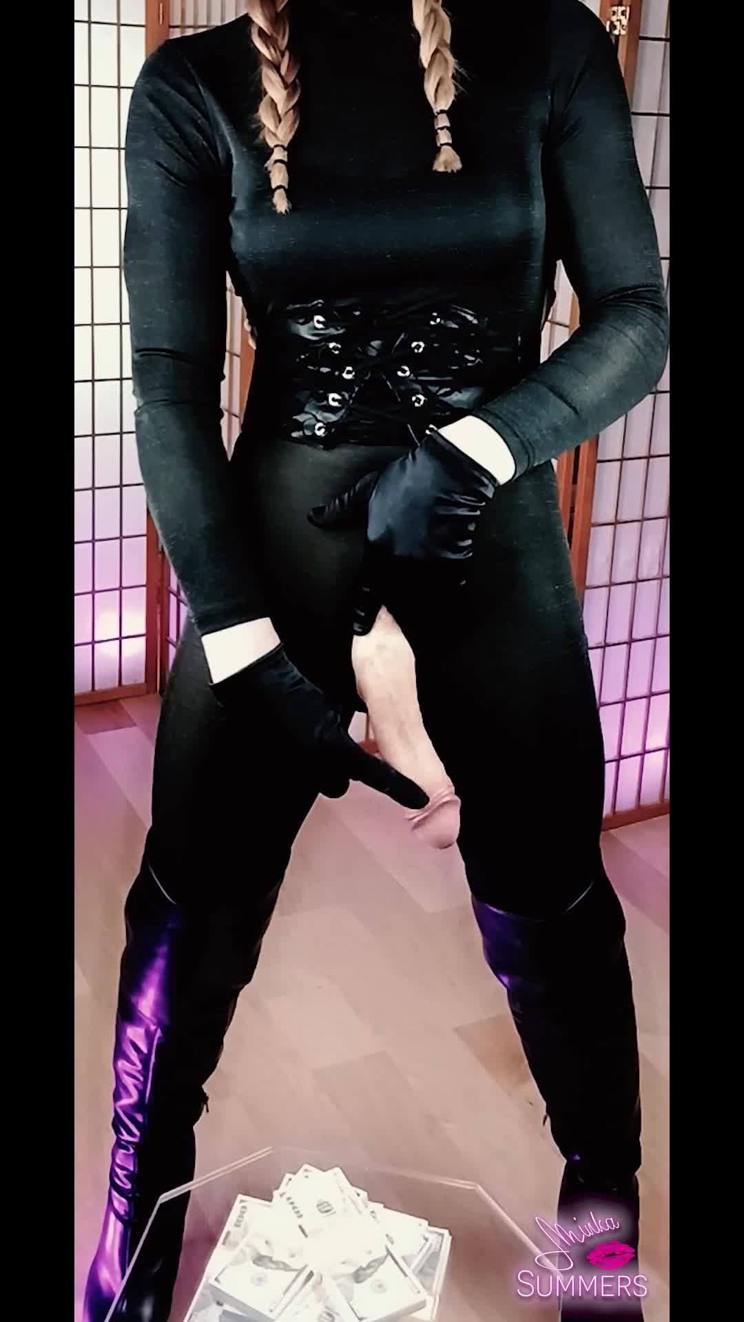 Dom Mistress will make you suck big cock and eat fucking cum for cash