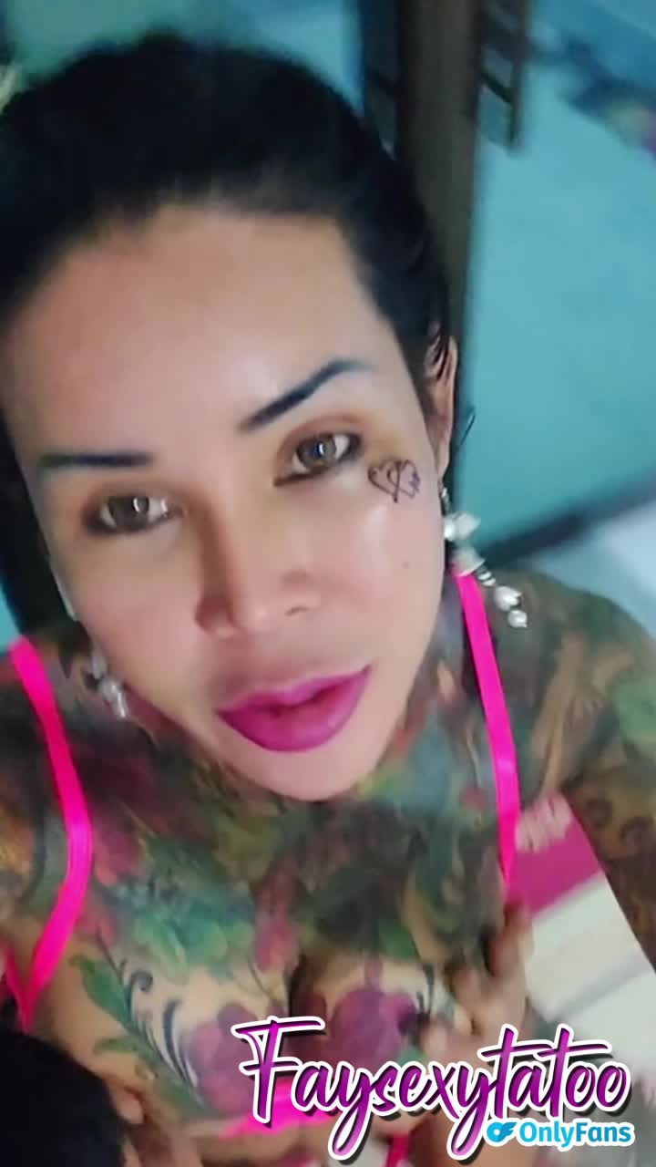 big ass tatoo ladyboy give amazing blowjob